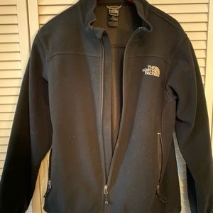 The North Face Windwall zipper jacket black